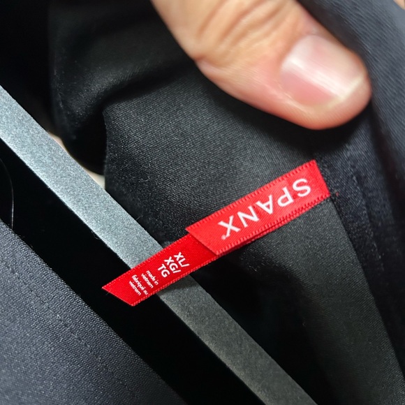 SPANX pull on faux leather midi skirt - Picture 6 of 7